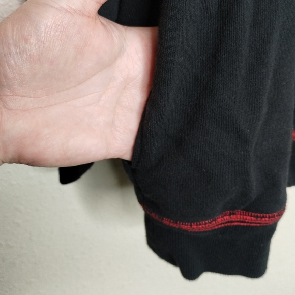 TomBoyX French Terry Zip Up Hoodie Black with Kapow! Size 3X - Picture 4 of 7